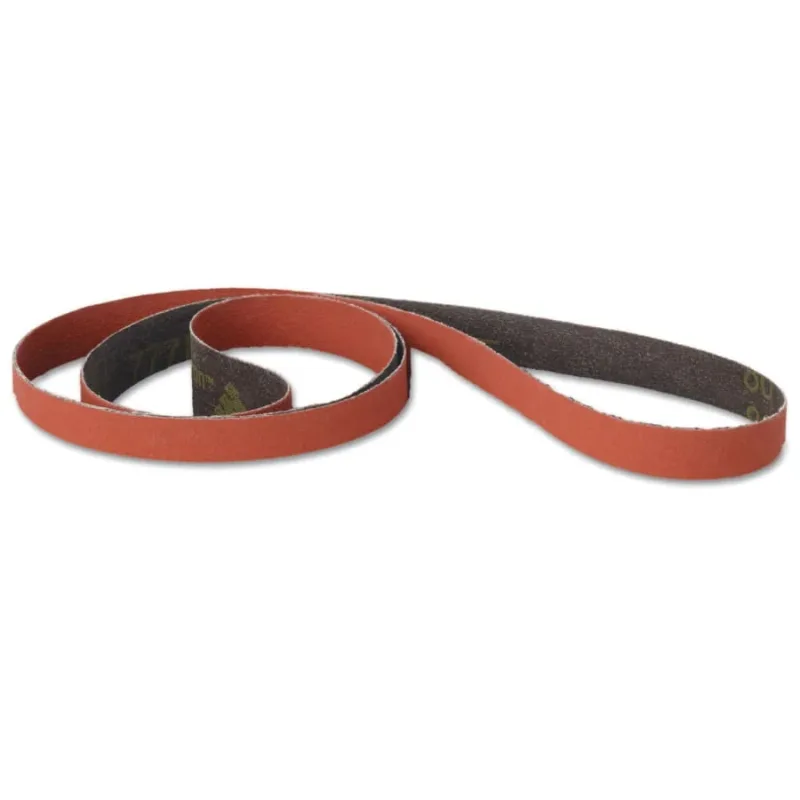 777F Cloth Belt, 3-1/2 in W x 15-1/2 in L, P120 Grit, Ceramic