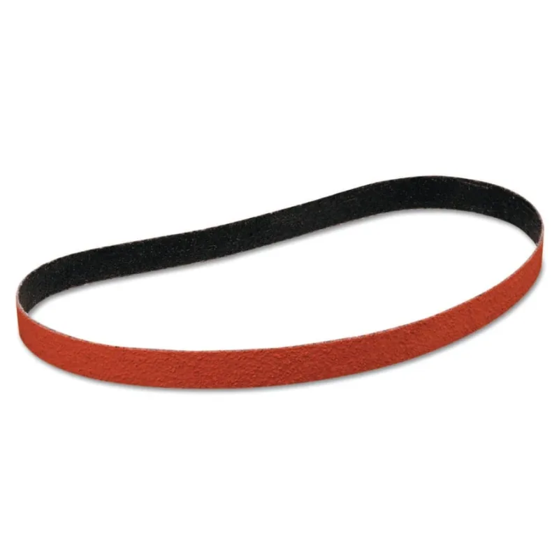 Cloth Belt, 777F, YF-Weight, 1/4 in W x 24 in L, 60 Grit, Ceramic Aluminum Oxide, Fabri-Lok/Single-Flex