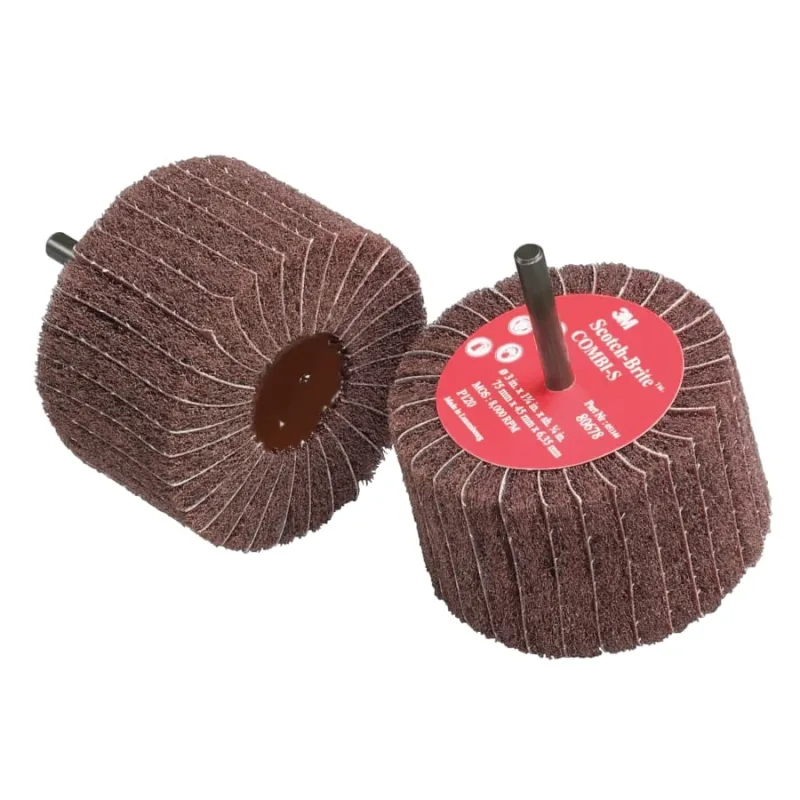 Combi-S Wheels, 3 in dia., 80 Grit, Aluminum Oxide