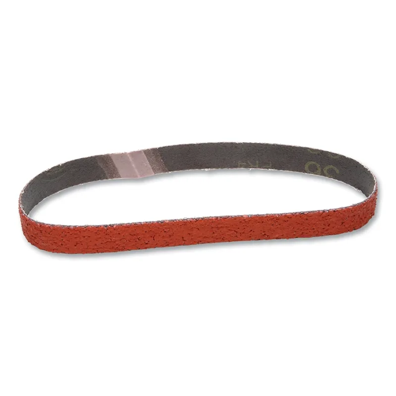 Cloth Belt, 777F, YF-Weight, 3/4 in W x 18 in L, 36 Grit, Ceramic Aluminum Oxide, Fabri-Lok/Single-Flex