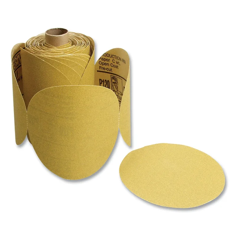 Stikit™ Disc Rolls 236U, Aluminum Oxide, 5 in dia, P400 Grit