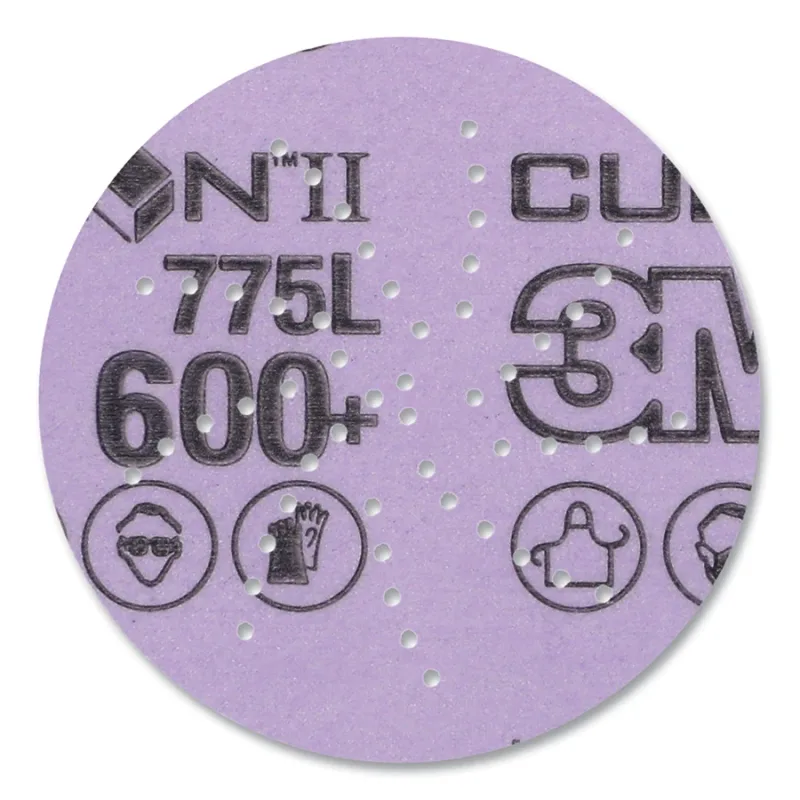 Xtract™ Cubitron™ II Film Disc 775L, Precision-Shaped Ceramic, 3 in dia, 600+ Grit, 300DS
