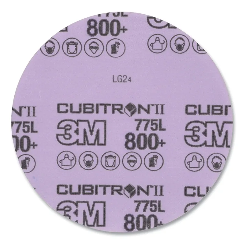 Cubitron™ II Hookit™ 775L Film Disc, Precision Shaped Ceramic, 5 in dia, 800+ Grit, Die 500X