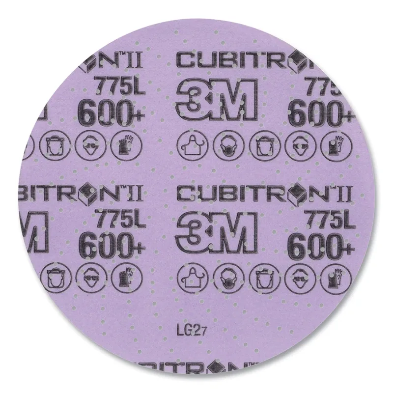 Xtract™ Cubitron™ II Film Disc 775L, Precision-Shaped Ceramic, 6 in dia, 600+ Grit, 600LG
