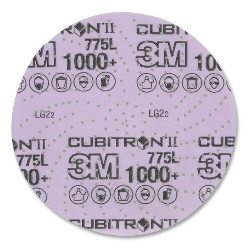 Xtract™ Cubitron™ II Film Disc 775L, Precision-Shaped Ceramic, 6 in dia, 1000+ Grit, 600LG