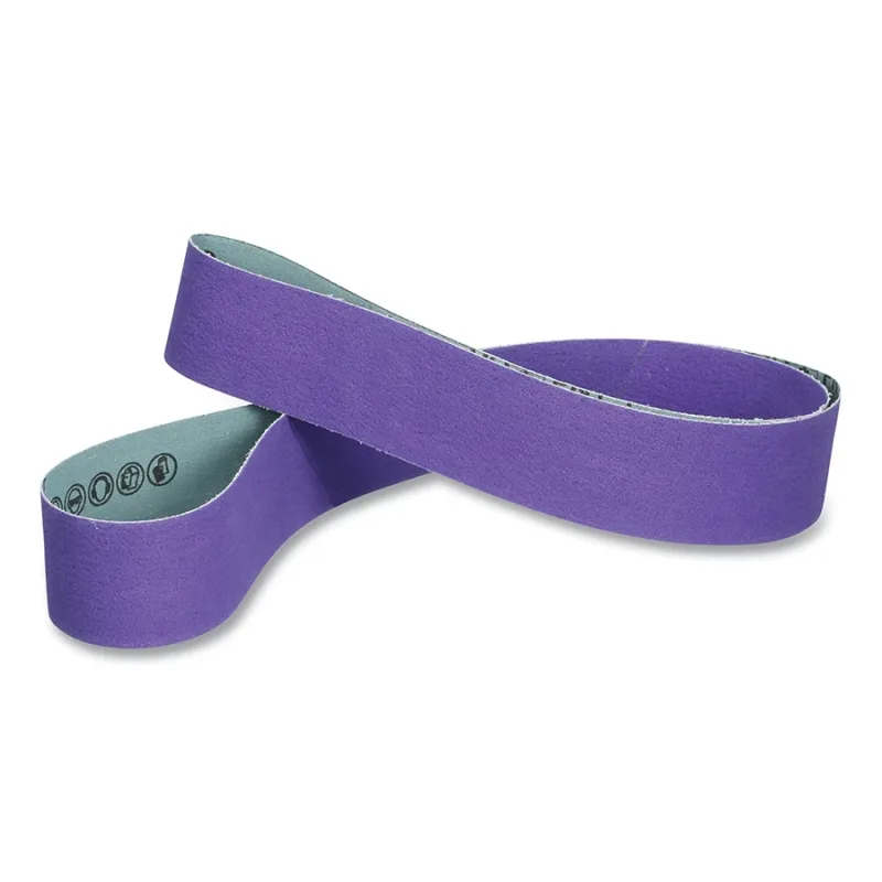 Cubitron™ 3 Cloth Belt 1184F, Precision Shaped Ceramic, 2 in W x 72 in L, 60+ Grit, Film-lok, Single-flex