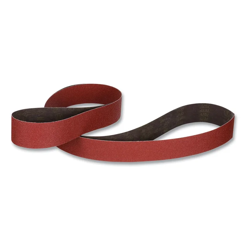 Cloth Belt, 767F, YF-Weight, 3 in W x 132 in L, 120+ Grit, Precision Shaped Ceramic, Film-lok/Single-flex