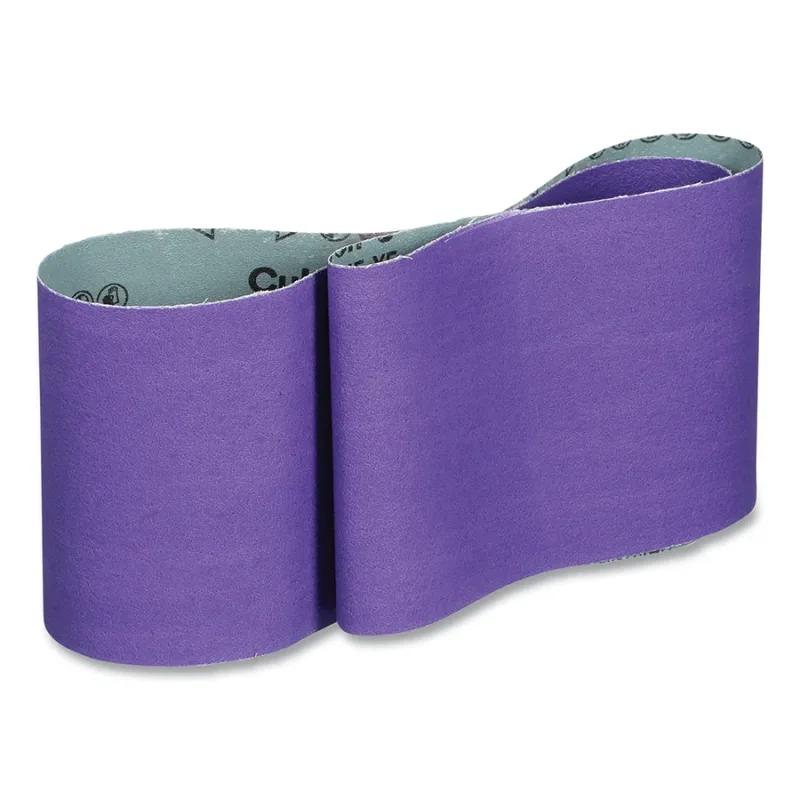 Cubitron™ 3 Cloth Belt 1184F, Precision Shaped Ceramic, 37 in W x 60 in L, 80+ Grit, Film-lok, Single-flex