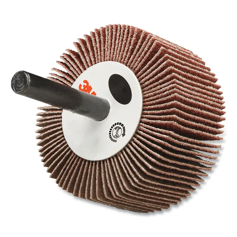 Flap Wheel 244D, 40 X-Weight, Type 83, 2 in x 1 in x 1/4 in, 10 EA/BX
