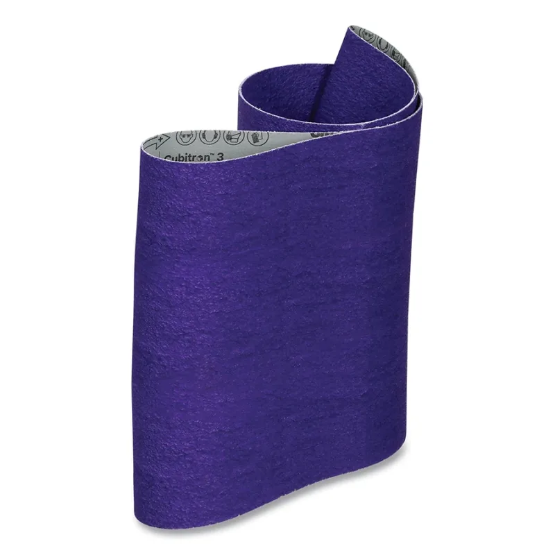 Cubitron™ 3 Cloth Belt 1184F, Precision Shaped Ceramic, 8 in W x 132 in L, 36+ Grit, Film-lok, Single-flex