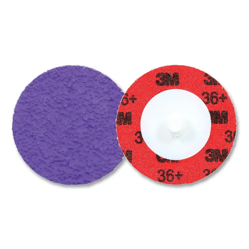Cubitron™ 3 Roloc™ Durable Edge Disc 1184F, Precision Shaped Ceramic, 1.5 in dia, 36+, TR, Die R150S, 50 EA/CT