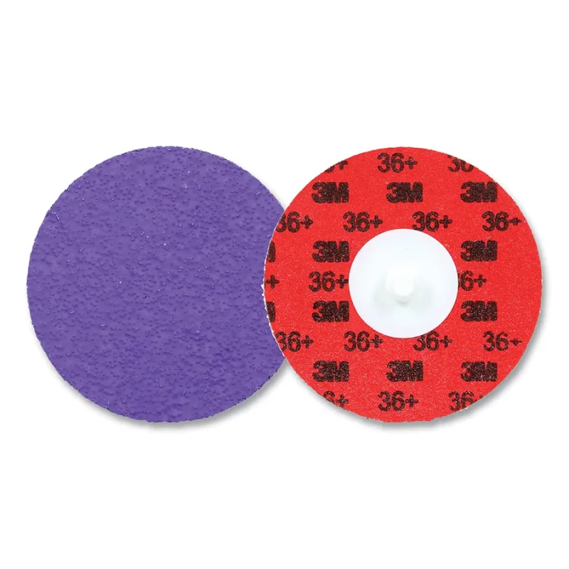 Cubitron™ 3 Roloc™ Durable Edge Disc 1184F, Precision Shaped Ceramic, 3 in dia, 36+, TR, Die R300V, 50 EA/CT