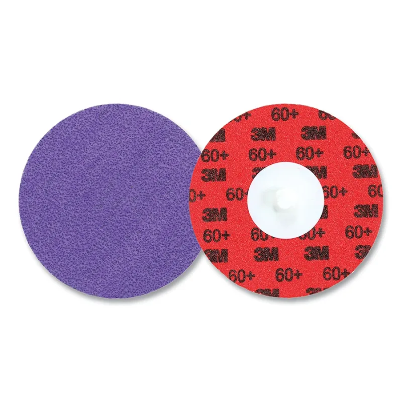 Cubitron™ 3 Roloc™ Durable Edge Disc 1184F, Precision Shaped Ceramic, 3 in dia, 60+, TR, Die R300V, 50 EA/CT