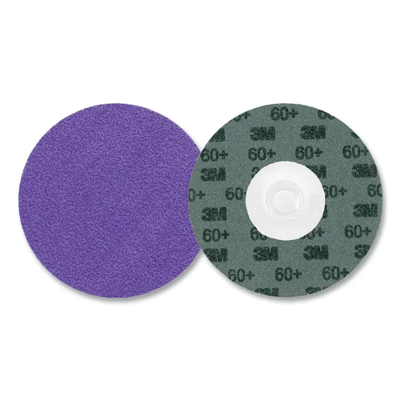 Cubitron™ 3 Roloc™ Durable Edge Disc 1184F, Precision Shaped Ceramic, 4 in dia, 60+, TS, Die RS400BB, 25 EA/CT