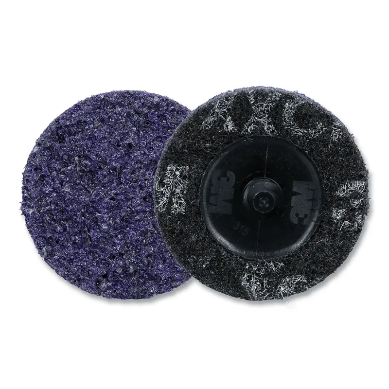 Roloc™ Precision Surface Conditioning Disc, Heavy Duty, 2 in dia, TR, X-Extra Coarse, 60 Grit, 25000 RPM