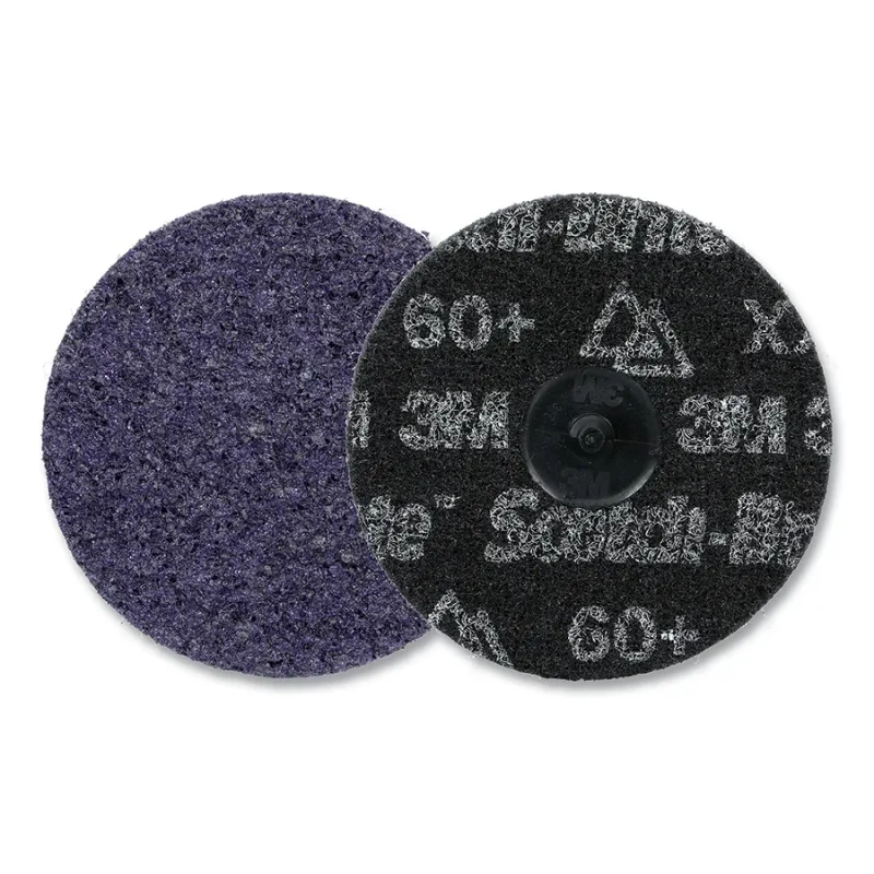 Roloc™ Precision Surface Conditioning Disc, Heavy Duty, 4 in dia, TR, X-Extra Coarse, 60 Grit, 15000 RPM