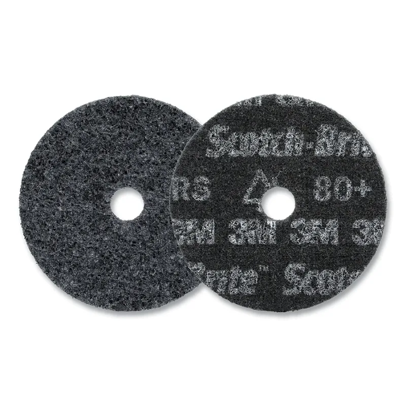 Precision Surface Conditioning Disc, Heavy Duty, 7 in dia, 7/8 in Arbor, Extra Coarse, 80 Grit, 8600 RPM