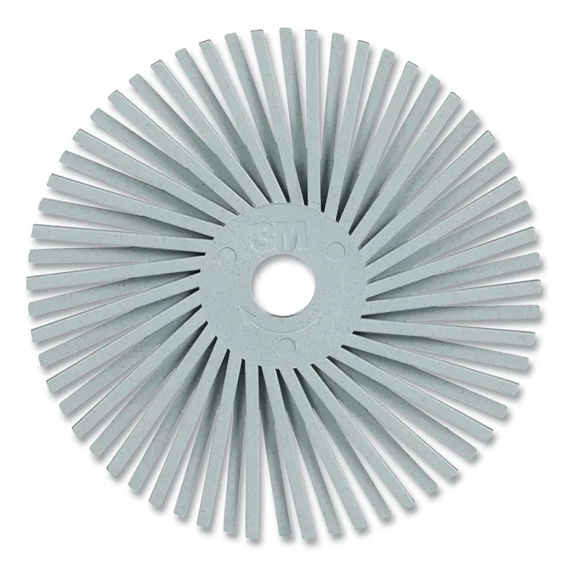 Precision Radial Bristle Brush, PSG, 3 in x 3/8 in, 120+ Grit, Type A