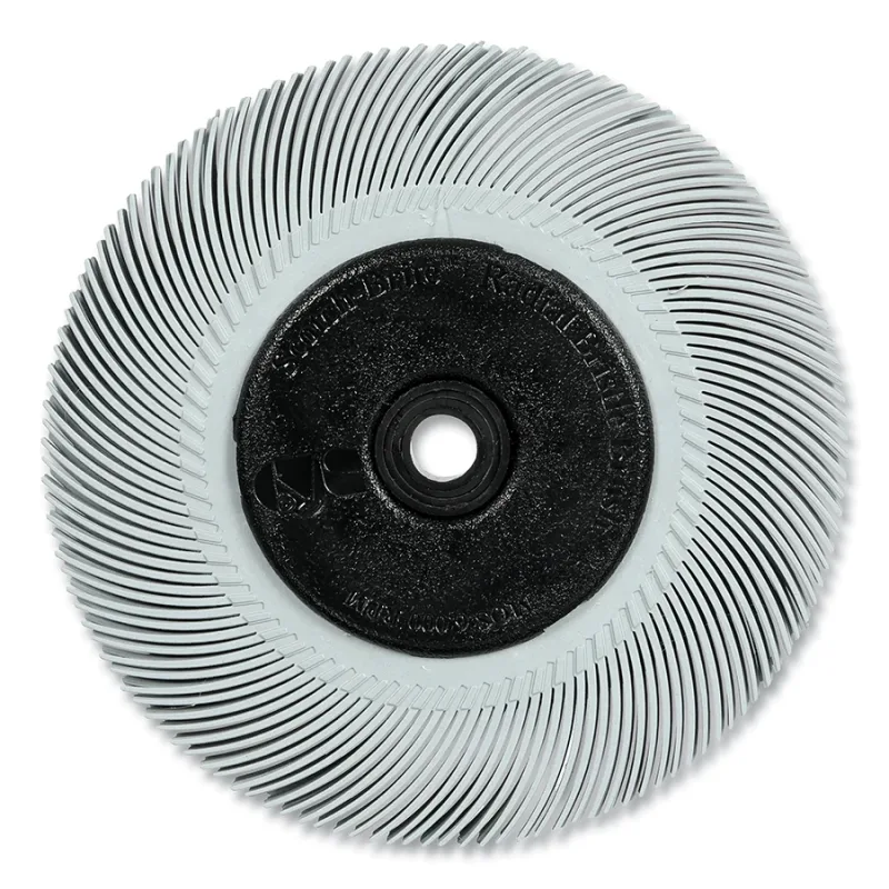 Precision Radial Bristle Brush, PSG, 6 in, 120+ Grit, Type C