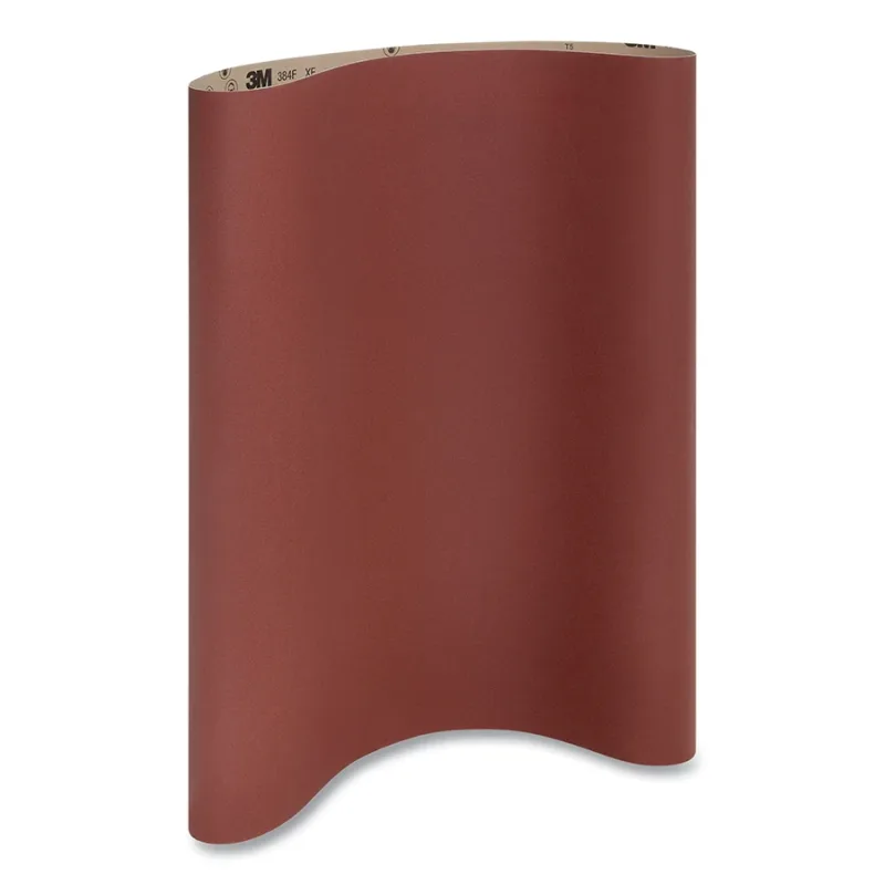 Cloth Belt, 384F, XF-Weight, 37 in W x 75 in L, 120+ Grit, Aluminum Oxide, Film-lok/Single-flex