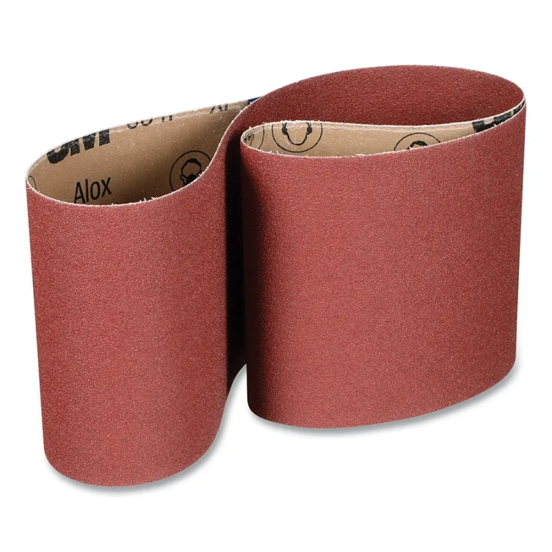Cloth Belt, 384F, XF-Weight, 6 in W x 48 in L, 80+ Grit, Aluminum Oxide, Film-lok/Single-flex