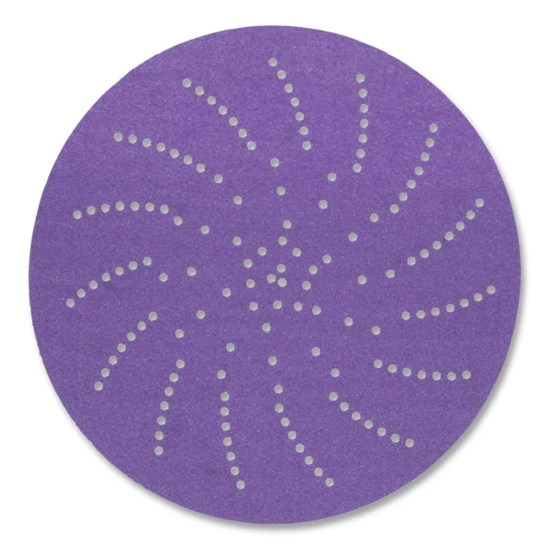 Xtract™ Cubitron™ II Hookit™ Clean Sanding Paper Disc 732U, Precision-Shaped Ceramic, 6 in dia x NH, 220+ Grit, Die 600LG