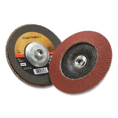Cubitron™ II Flap Disc 969F, 7 in dia x 5/8 in-11 Arbor, 60+ Grit, T29, 8600 RPM