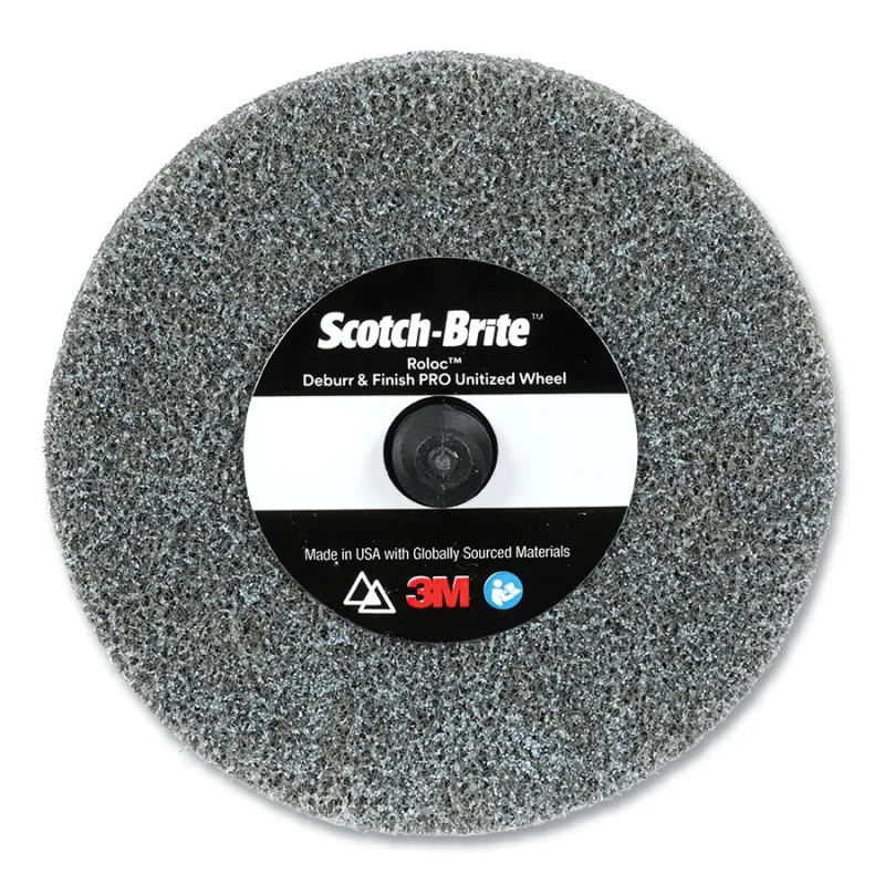 UNITIZED WHEEL, DP-UR, 4C MEDIUM+, TR, 3" X 1/4