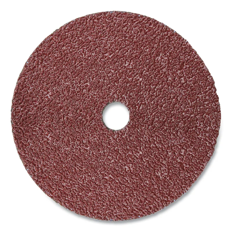 Fibre Disc 782C, Precision Shaped Ceramic, 5 in dia x 7/8 in Center Hole, 60+ Grit, Die 500P