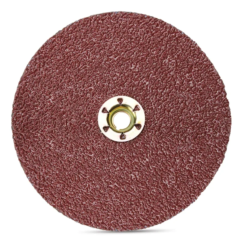 Fibre Disc 782C, Precision Shaped Ceramic, 5 in dia, 60+ Grit, TN Quick Change, TN500P