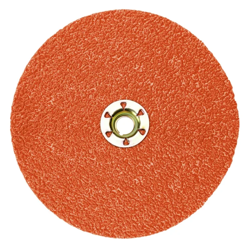 Fibre Disc 787C, Precision Shaped Ceramic, 4-1/2 in, 36+ Grit, TN Quick Change, Die TN405E