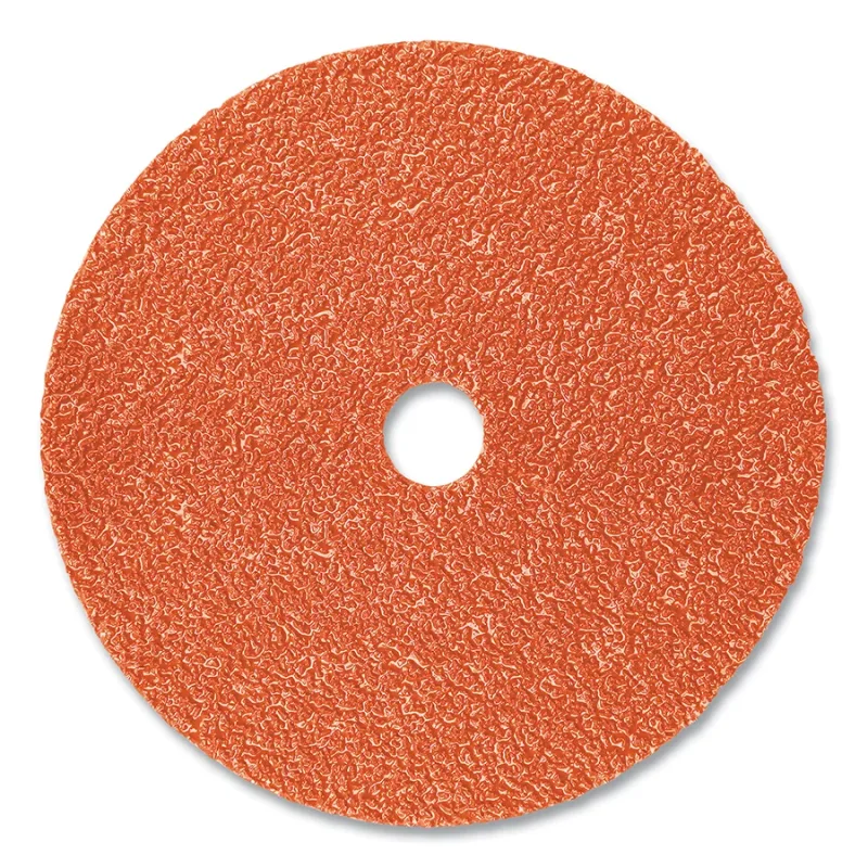 Fibre Disc 787C, Precision Shaped Ceramic, 9-1/8 in dia x 7/8 in Center Hole, 120+ Grit, Die 912J