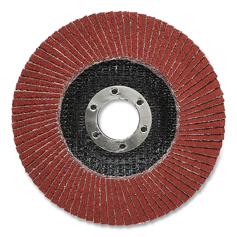 Cubitron™ II Flap Disc 969F, 5 in dia x 7/8 in Arbor, 40+ Grit, T27, 12000 RPM