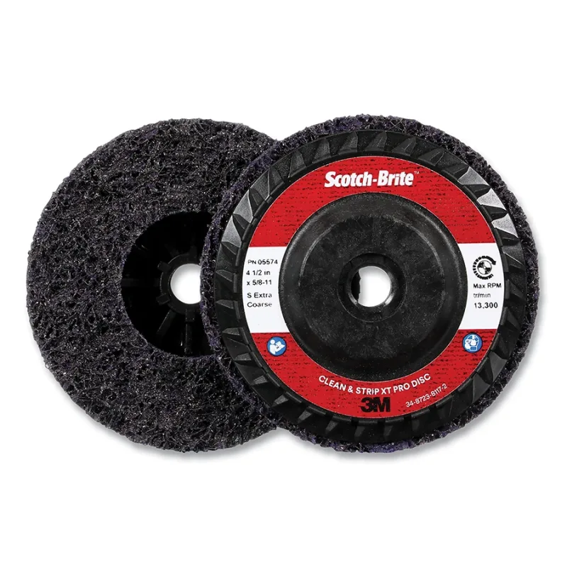 Clean and Strip XT Pro and XT Pro Extra Cut Disc, 4.5 in dia x 5/8 in-11 arbor, 13300 RPM, Silicon Carbide, Extra Coarse
