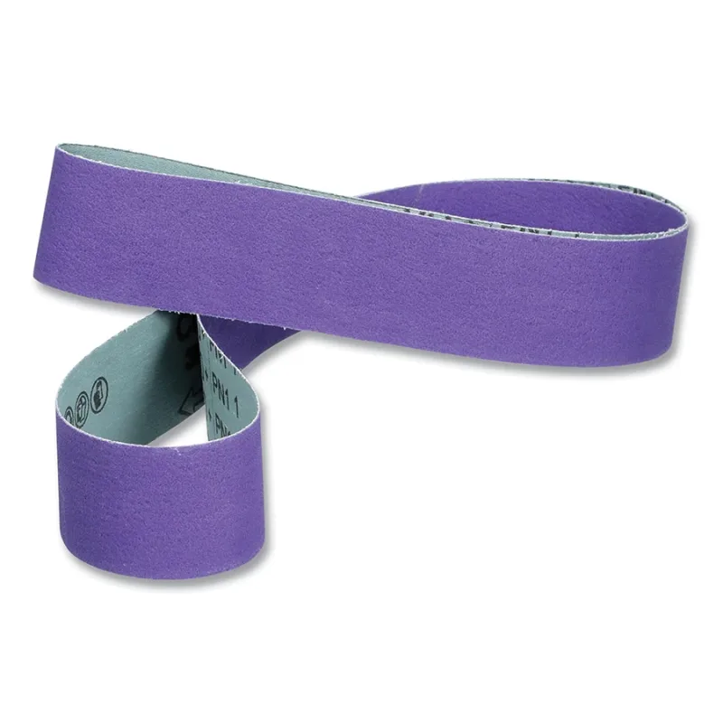 Cubitron™ 3 Cloth Belt 1184F, Precision Shaped Ceramic, 2 in W x 48 in L, 60+ Grit, Film-lok, Single-flex