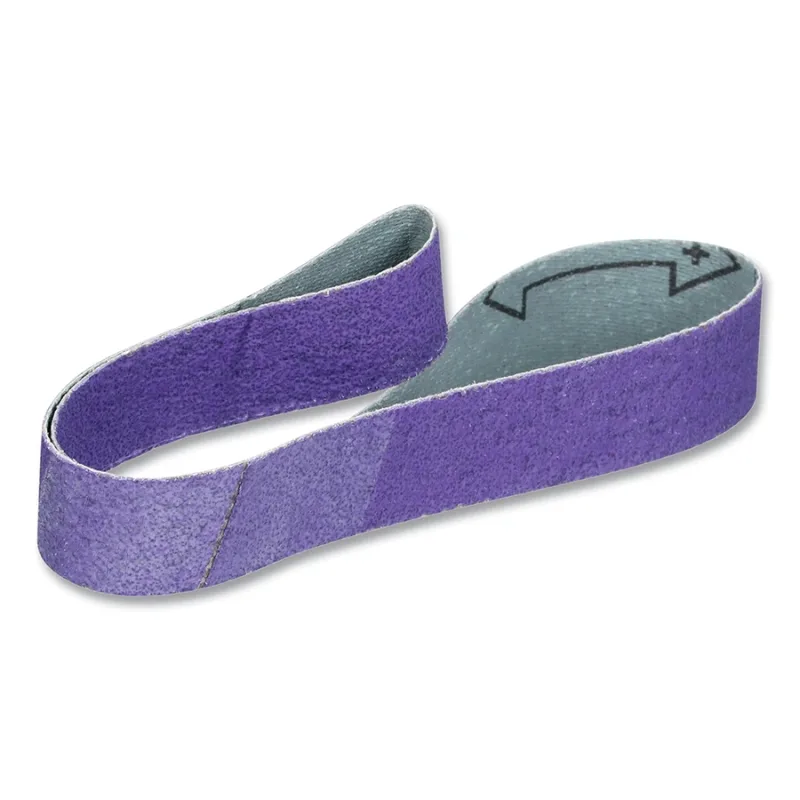 Cubitron™ 3 Cloth Belt 1184F, Precision Shaped Ceramic, 3/4 in W x 18 in L, 60+ Grit, Fabri-Lok, Single-flex
