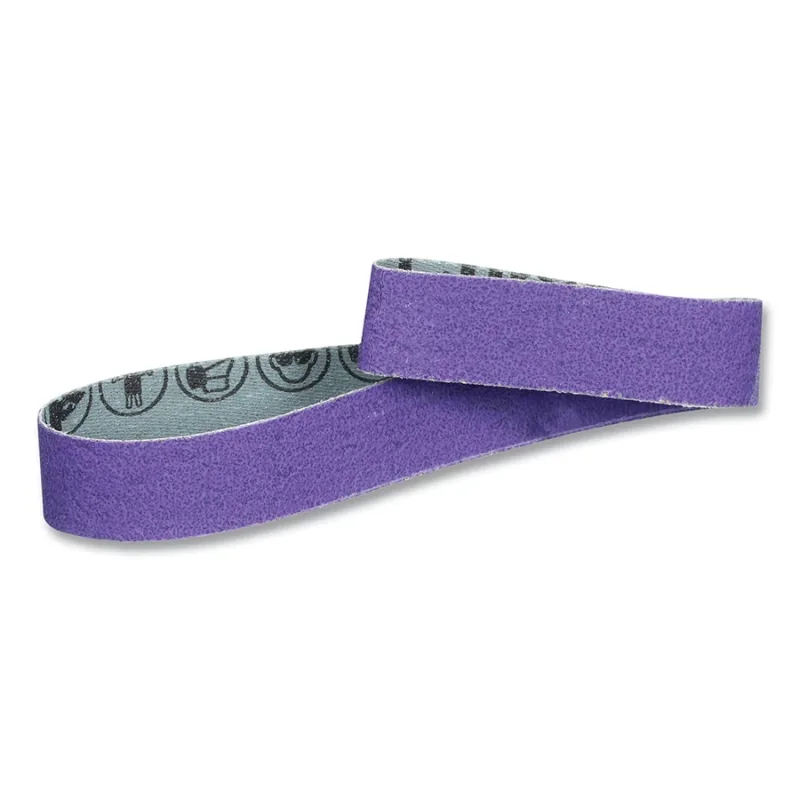 Cubitron™ 3 Cloth Belt 1184F, Precision Shaped Ceramic, 3/4 in W x 20-1/2 in L, 60+ Grit, Fabri-Lok, Single-flex