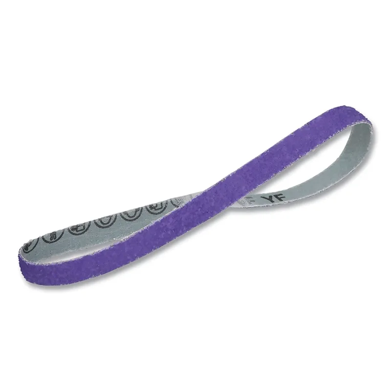 Cubitron™ 3 Cloth Belt 1184F, Precision Shaped Ceramic, 3/4 in W x 20-1/2 in L, 80+ Grit, Fabri-lok, Single-flex