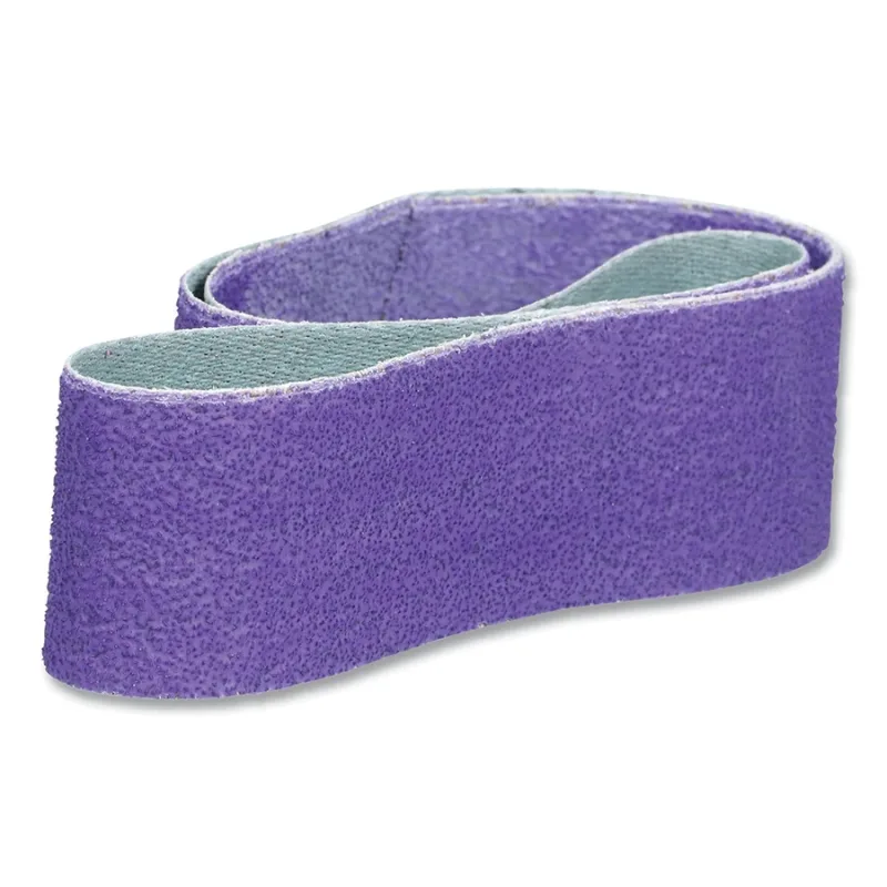 Cubitron™ 3 Cloth Belt 1184F, Precision Shaped Ceramic, 1/4 in W x 18 in L, 60+ Grit, Fabri-lok, Single-flex