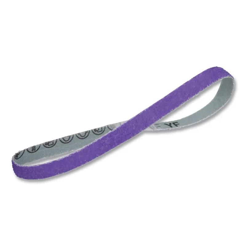 Cubitron™ 3 Cloth Belt 1184F, Precision Shaped Ceramic, 1/4 in W x 24 in L, 36+ Grit, Fabri-lok, Single-flex