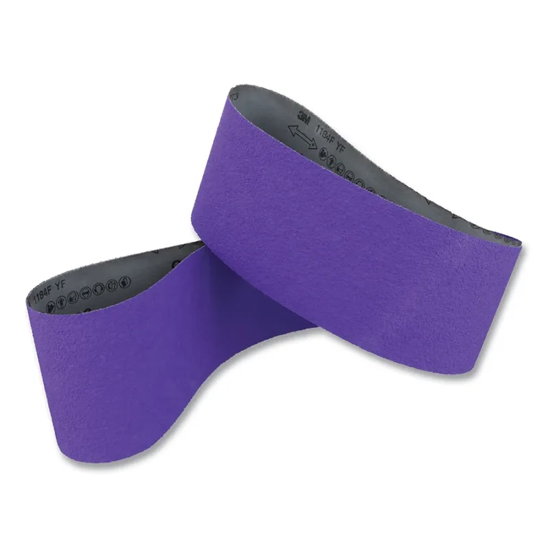 Cubitron™ 3 Cloth Belt 1184F, Precision Shaped Ceramic, 6 in W x 442 in L, 36+ Grit, Film-lok, Single-flex