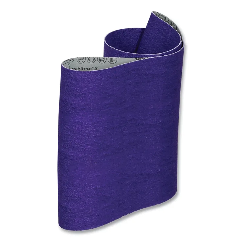 Cubitron™ 3 Cloth Belt 1184F, Precision Shaped Ceramic, 18 in W x 179-1/2 in L, 36+ Grit, Sine-lok, Single-flex