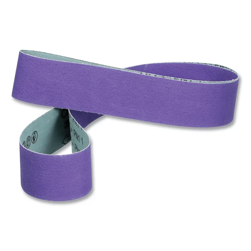 Cubitron™ 3 Cloth Belt 1184F, Precision Shaped Ceramic, 8 in W x 132 in L, 60+ Grit, Film-lok, Single-flex