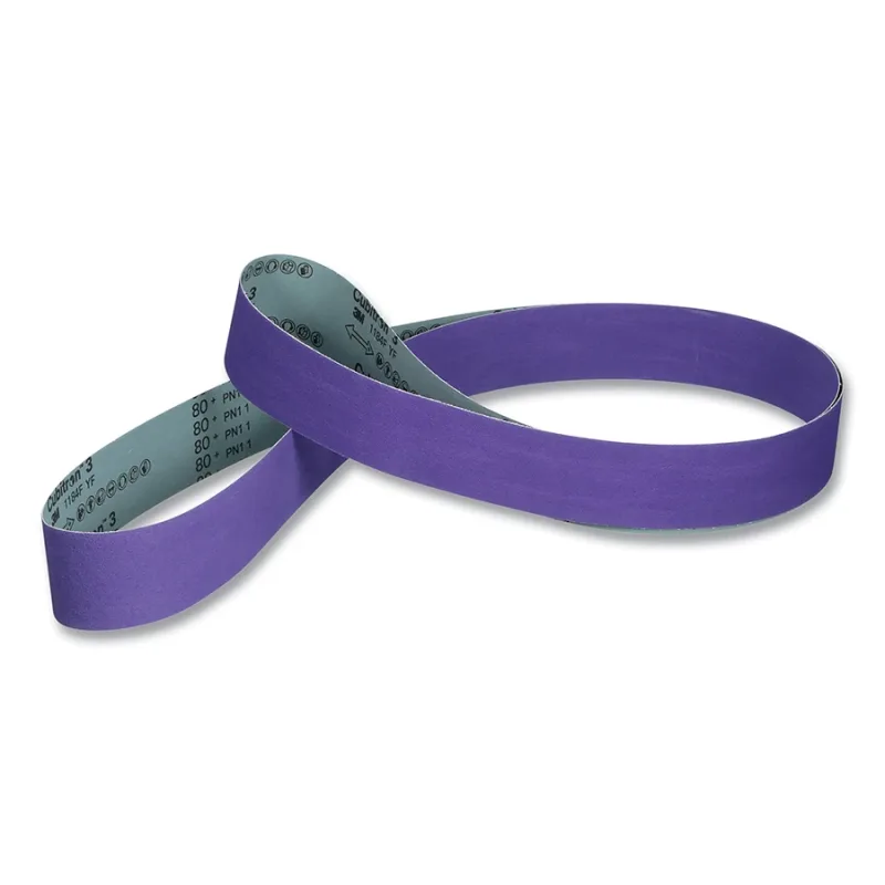 Cubitron™ 3 Cloth Belt 1184F, Precision Shaped Ceramic, 6 in W x 264 in L, 80+ Grit, Film-lok, Single-flex
