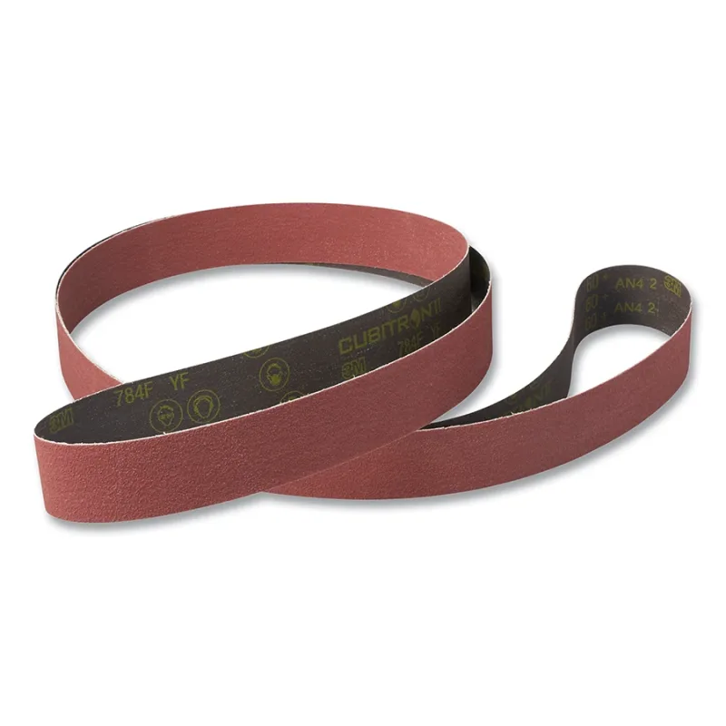 Cubitron™ ll 784F Cloth Belt, 4 in W x 60 in L, 80+ Grit, Precision Shaped Ceramic