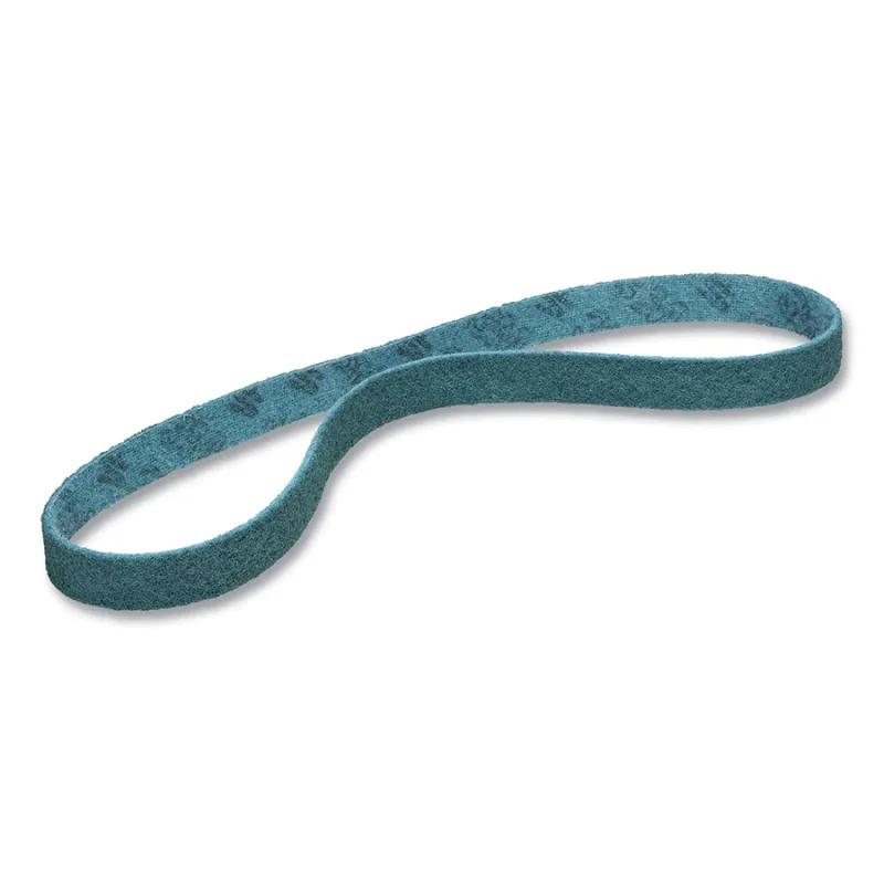 Surface Conditioning Belt, 3 in W, 132 in L, Super Fine, Blue
