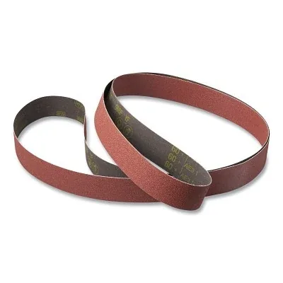 Cubitron™ II Cloth Belt 966F, 12 in W x 179.5 in L, 20+ Grit, Precision Shaped Ceramic, Sine-Lok/Single-Flex