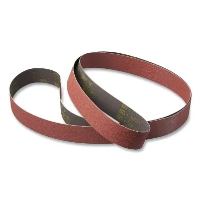 Cubitron™ II Cloth Belt 966F, 18 in W x 179.5 in L, 20+ Grit, Precision Shaped Ceramic, Sine-Lok/Single-Flex