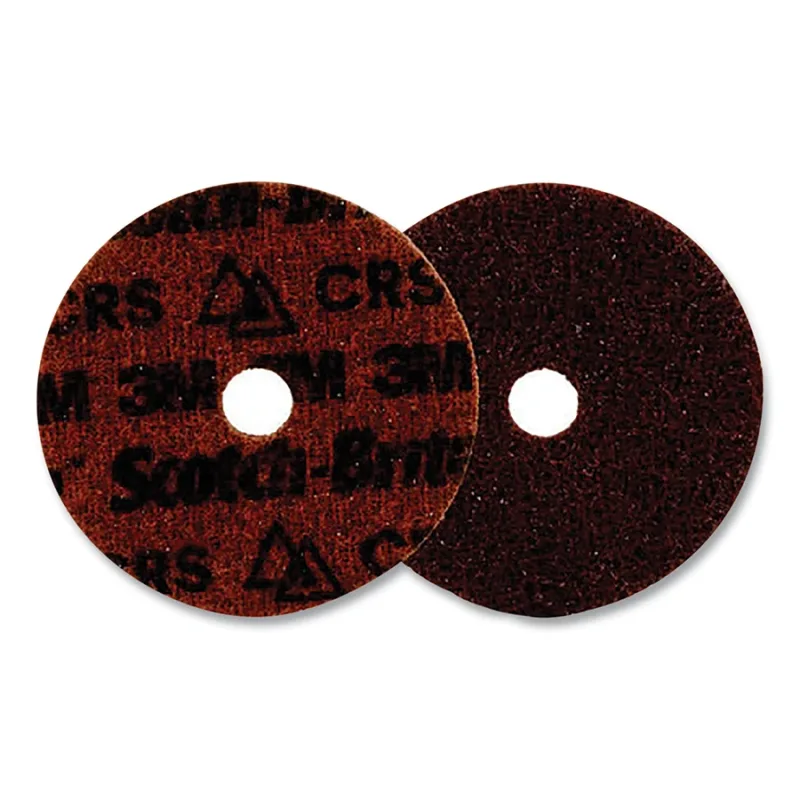 Scotch-Brite™ Precision Surface Conditioning Disc, 7 in dia x NH, 8600 RPM, Hook-and-Loop, XCRS, 25 EA/CA