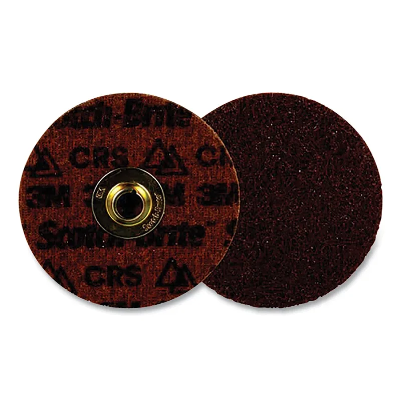 Scotch-Brite™ Precision Surface Conditioning Disc, 4-1/2 in dia x 5/8 in-11, 13300 RPM, TN Quick Change, CRS, 10 EA/CA